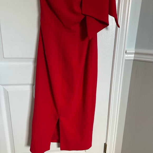 NWT Dress the Population Vibrant Red One-Shoulder Dress - Size XXS - Picture 13 of 13